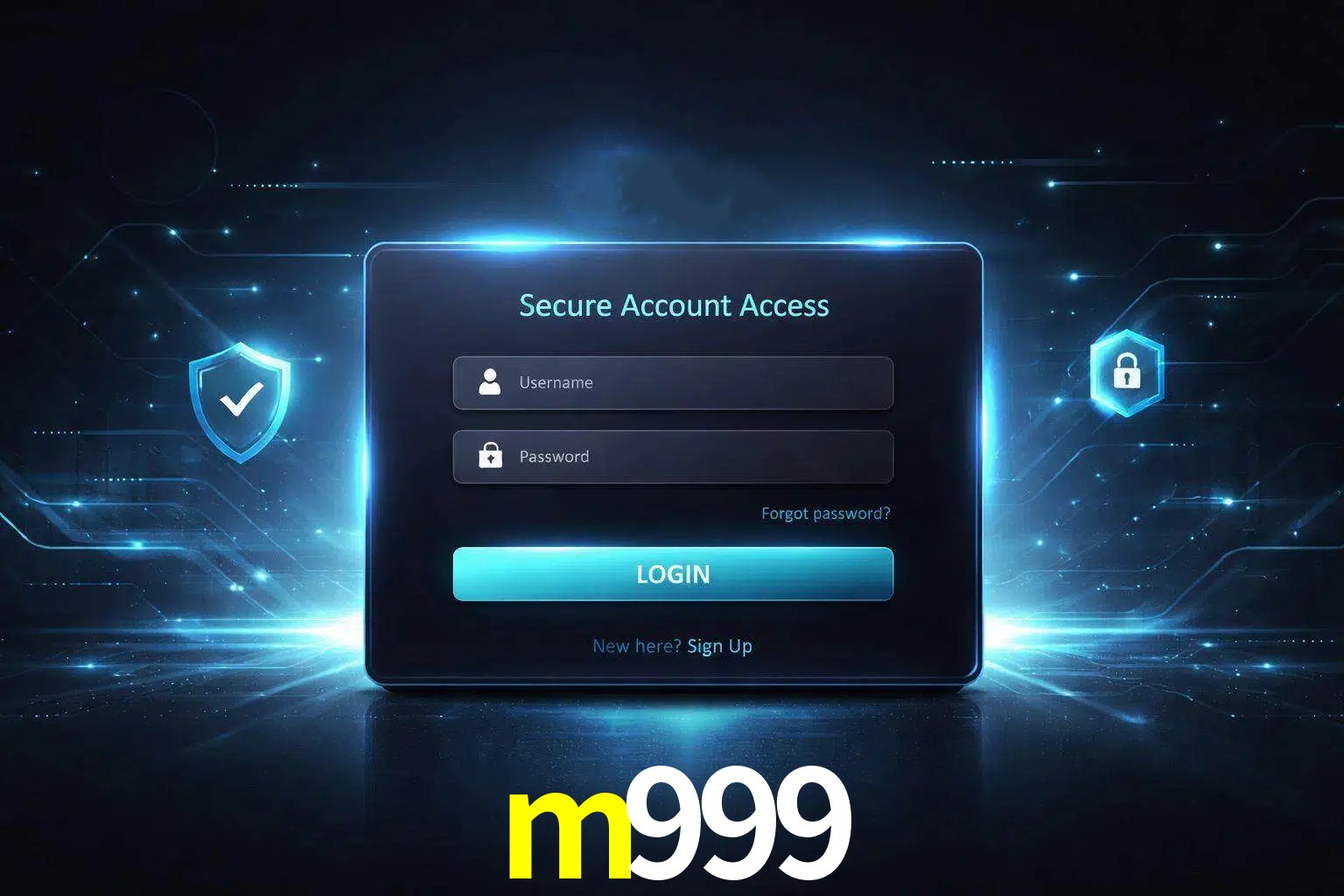 Pantalla de inicio de sesión de cuenta m999 para usuarios en México